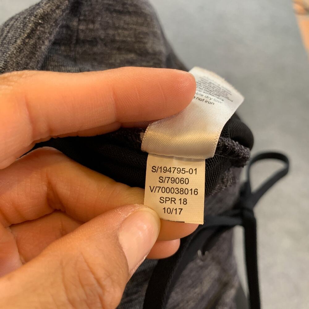 Athleta Joggers Womens 14 Graphite Metro Street Pull On Drawstring Ankle Zip - Picture 10 of 13